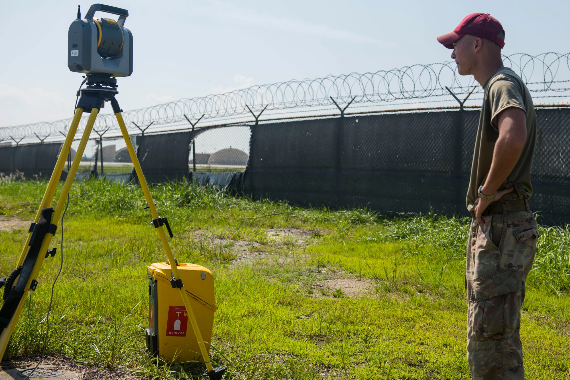 a photo of an Airman working