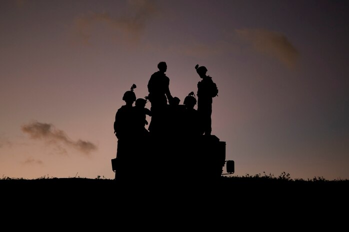 U.S. Marines with 2nd Battalion, 3rd Marines, prepare to fire an M240-B machine gun during a crew-served weapons exercise as part of Exercise Bougainville I aboard Schofield Barracks, Oahu, Hawaii, Sept. 10, 2020. Bougainville I is designed to train and evaluate team leaders in small unit proficiency and increase the Battalion’s combat readiness. (U.S. Marine Corps photo by Lance Cpl. Samantha Sanchez)