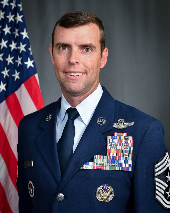 Official photo for Chief Master. Sgt. Michael S. Senigo, 301 FW Command Chief