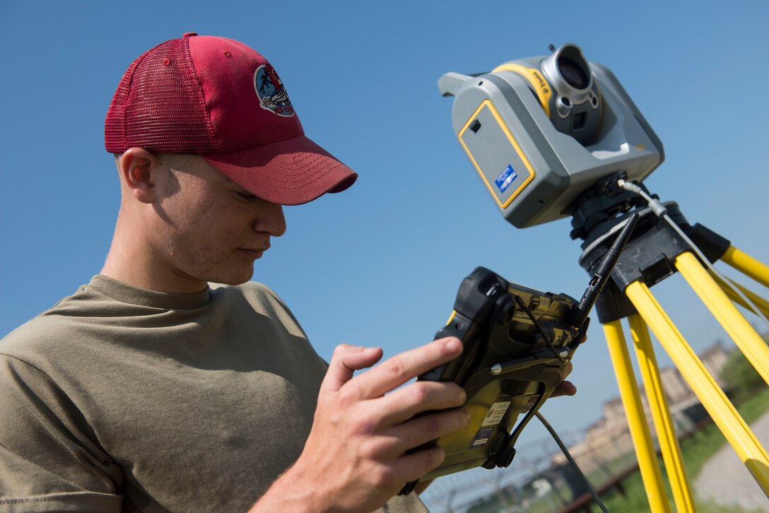 a photo of an Airman working