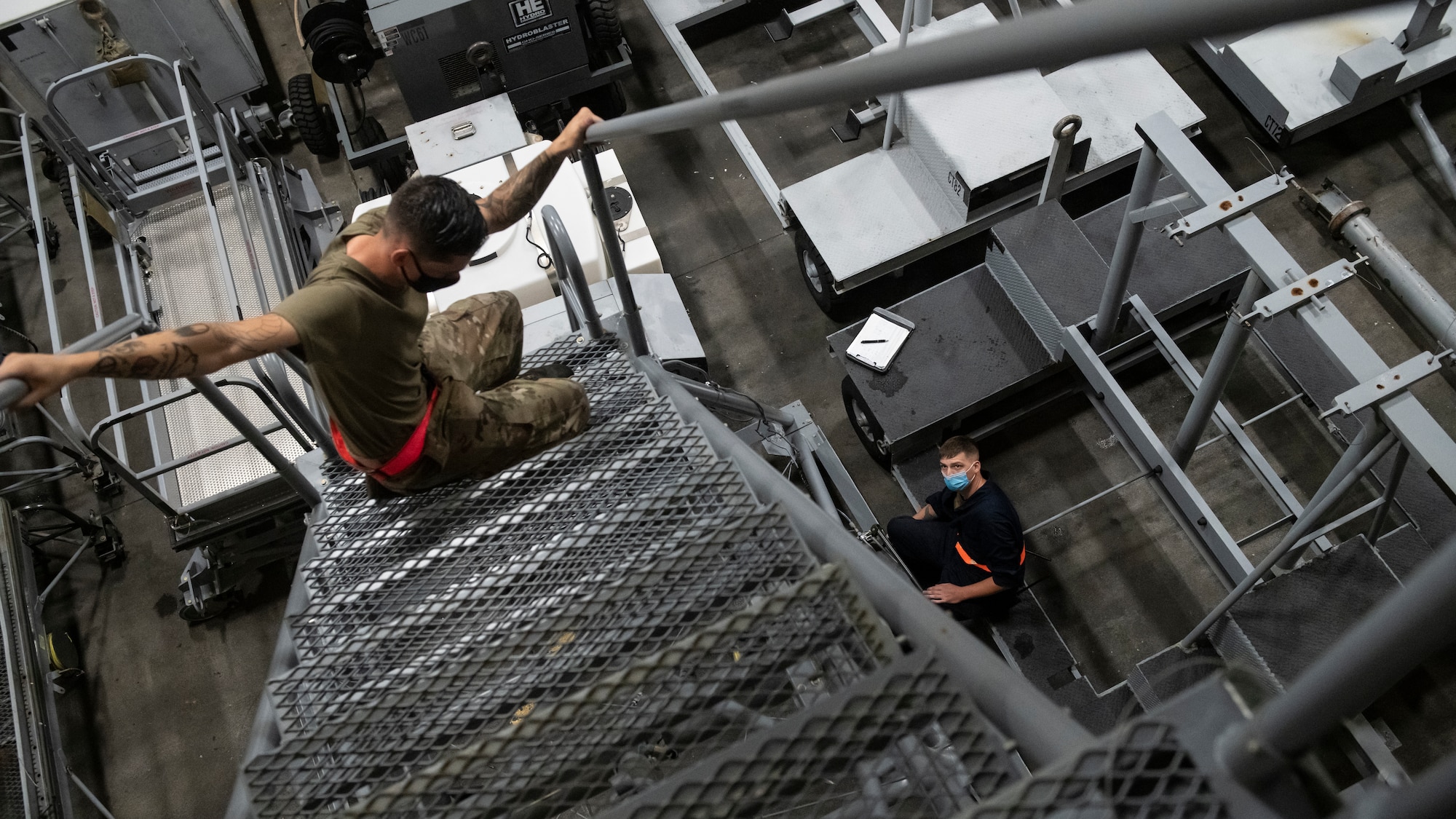 Airmen of the 18th Equipment Maintenance Squadron aerospace ground equipment flight work behind the scenes to ensure their inventory of equipment is ready for use on the flight line for maintenance operations and sortie support.