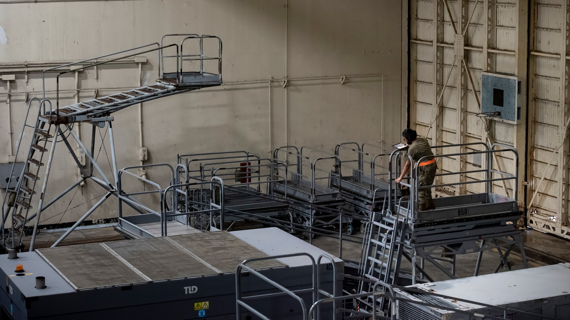 Airmen of the 18th Equipment Maintenance Squadron aerospace ground equipment flight work behind the scenes to ensure their inventory of equipment is ready for use on the flight line for maintenance operations and sortie support.