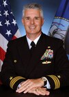 Official portrait of Cmdr. Joseph B. Harrison, the commanding officer of Cryptologic Warfare Activity (CWA) 66.