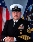 Official portrait of Master Chief Noam S. Cohen, the command senior enlisted leader assigned to Cryptologic Warfare Activity (CWA) 66.