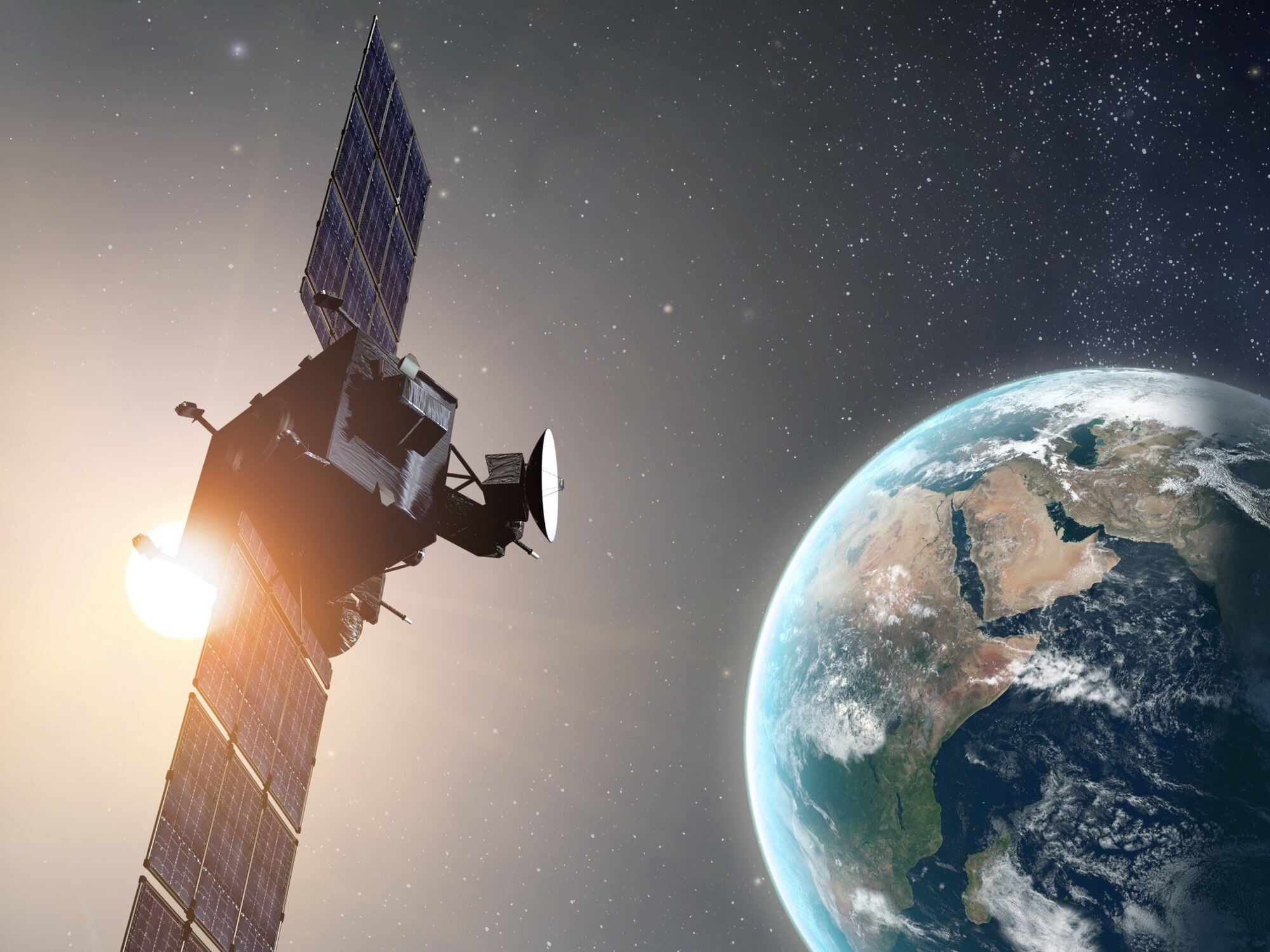 National satellite rendering (Courtesy of Northrop Grumman Corporation)