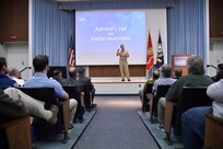 Rear Admiral Hahn takes the helm
US Navy Photo/Released/Baker