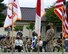 Members of Team Misawa watch the National Prisoner of War/Missing in Action Recognition Day ceremony at Misawa Air Base, Japan, Sept. 18, 2020.  Since World War I, approximately 83,400 U.S. service members are still unaccounted for, and more than 150,000 Americans have been held as prisoners of war. (U.S. Air Force photo by Staff Sgt. Grace Nichols)