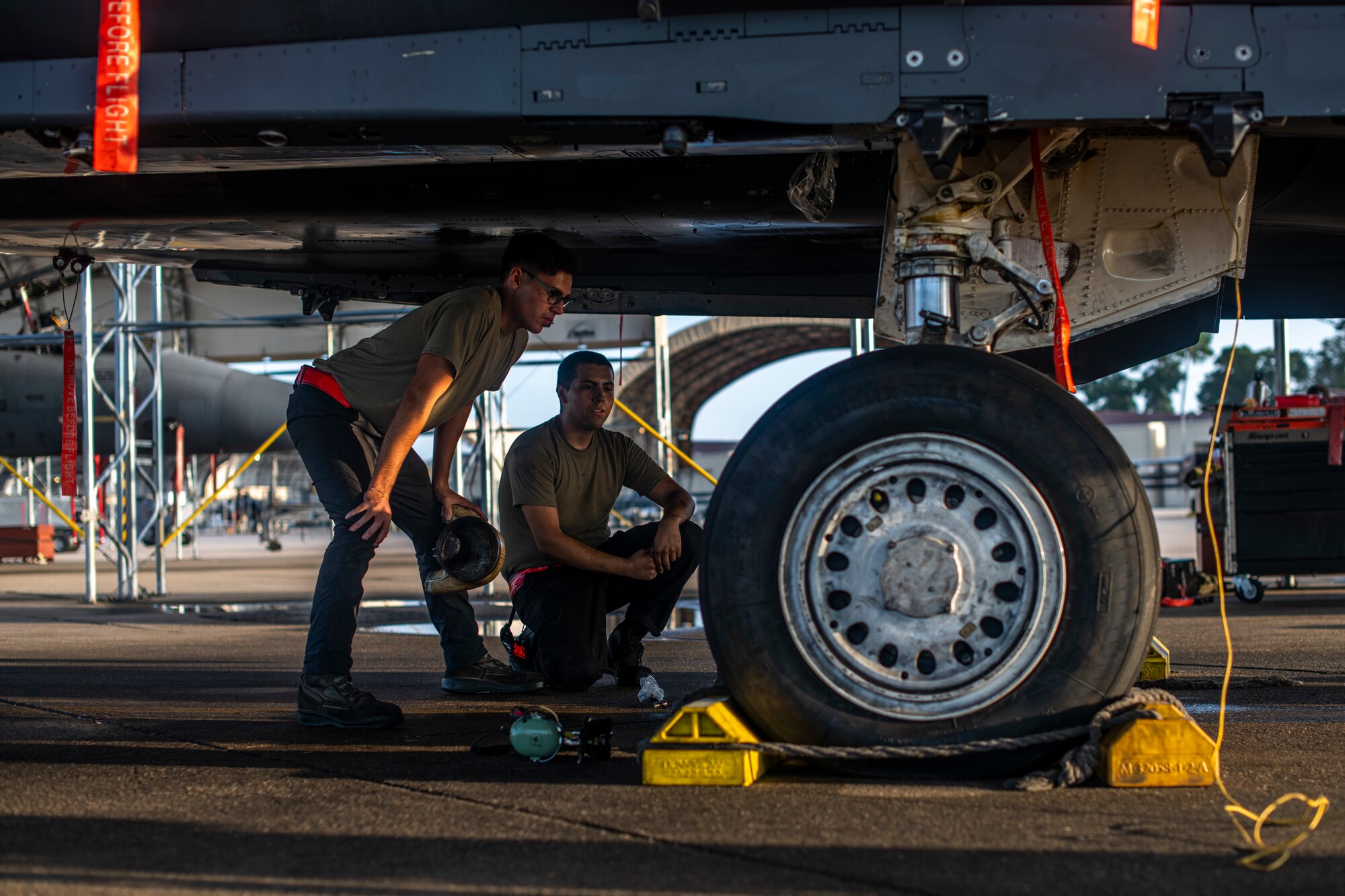 Airmen assigned tho the 333rd Aircraft Maintenance Unit keep jets and weapons prepared for operations.
