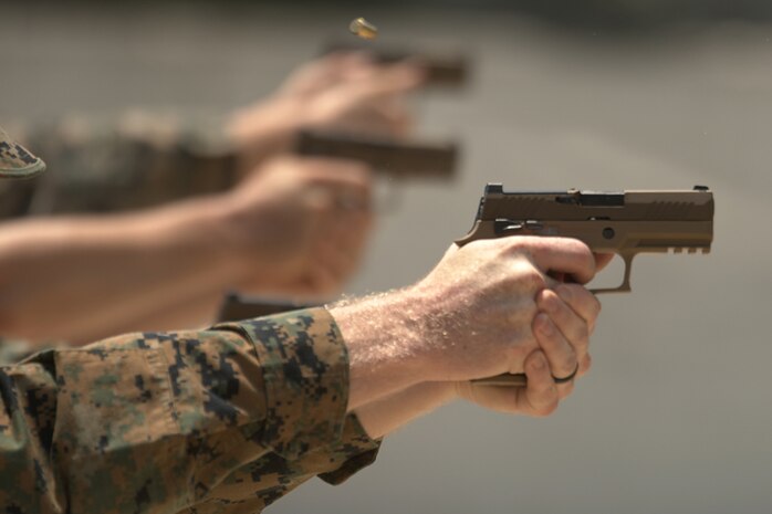 Marine Corps fields first new service pistol in 35 years