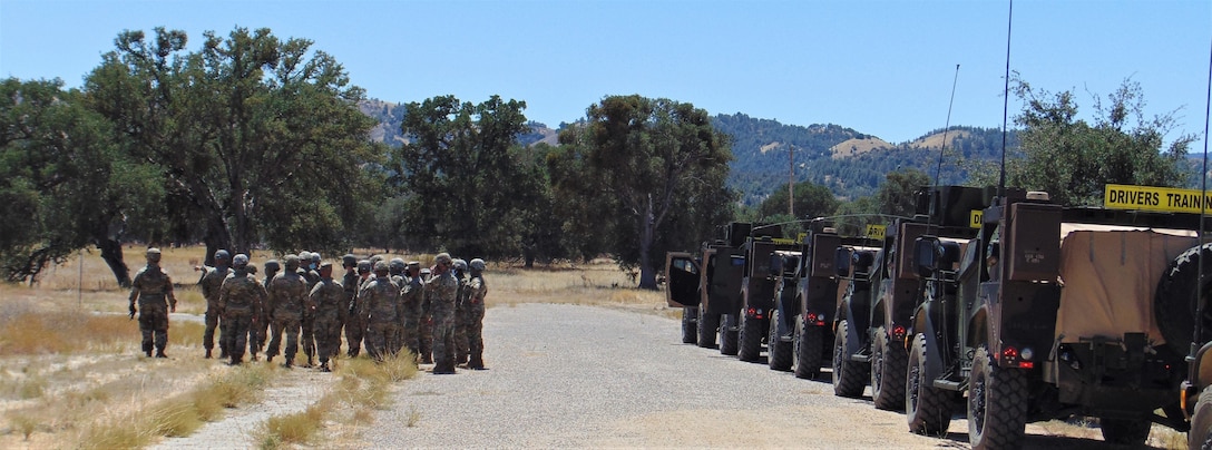 Soldiers in all Army components and multiple military occupational specialties attended the first Fort Hunter Liggett, California, Joint Light Tactical Vehicle Operator New Equipment Training Course Aug. 9-14, 2020. The 94th Training Division – Force Sustainment leads the JLTV driver’s training courses for all Army’s components. (U.S. Army Reserve photo by Staff Sgt. Eric Sievert)