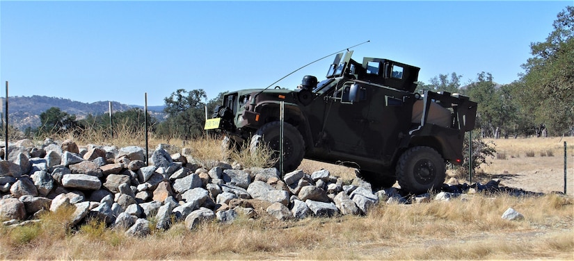 The 3rd Brigade, 94th Training Division – Force Sustainment launched a new Joint Light Tactical Vehicle Operator New Equipment Training Course at Fort Hunter Liggett, California, Aug. 9-14, 2020. The 94th TD-FS leads the training for Active Duty, Reserve, National Guard, and civilian personnel on the military’s newest tactical vehicle: the Joint Light Tactical Vehicle. (U.S. Army Reserve photo by Staff Sgt. Eric Sievert)