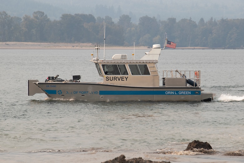 The U.S. Army Corps of Engineers completed dredged material placement at Pancake Point on Puget Island in Washington, Sept. 12, 2020. The project provided beach nourishment to an approximately 3000-foot stretch of shoreline on the Washington side of the Columbia River.