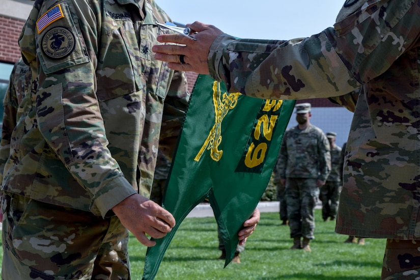 Members of the Utah National Guard who were part of the 489th Brigade Support Battalion became part of the 625th Military Police Battalion during a ceremony at the Springville Readiness Center, Sep. 13, 2020