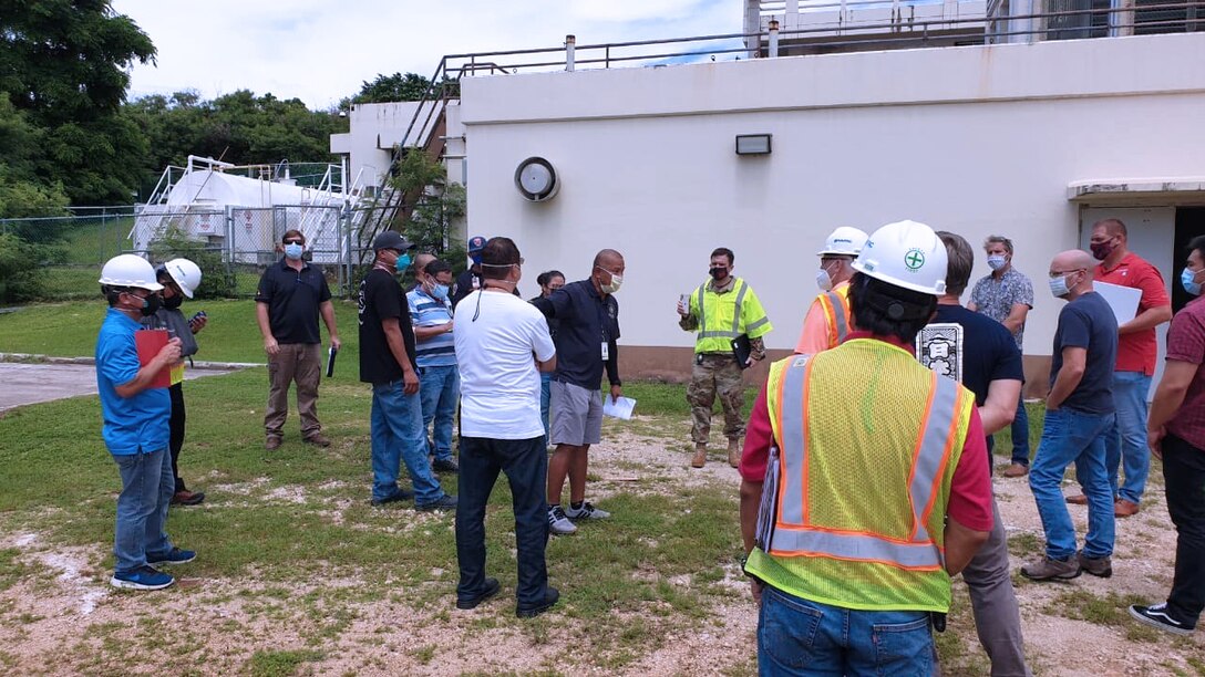 TAMUNING, GUAM (Sept. 19, 2020) - USACE led a virtual site walkthrough with contractor Hensel Phelps to discuss requirements for providing additional power capability for  rooms in Guam Memorial Hospital (GMH) to meet the emergent need for increased patient capacity and care capability in Guam.