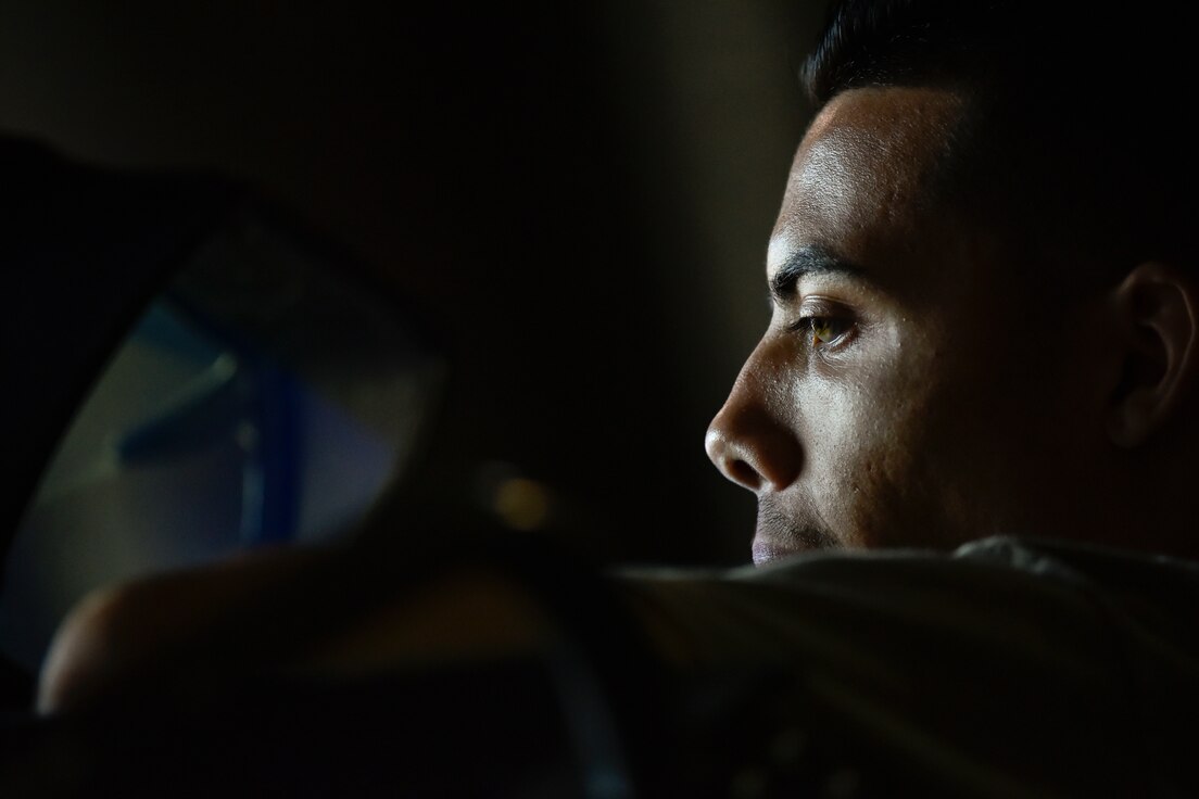 A photo of an Airman working.