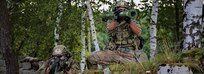 U.S. Army Paratroopers assigned to the 173rd Airborne Brigade conduct combat operations during Saber Junction 20 on Aug. 20, 2020. (U.S. Army photo by Cpl. Shawn Pierce)