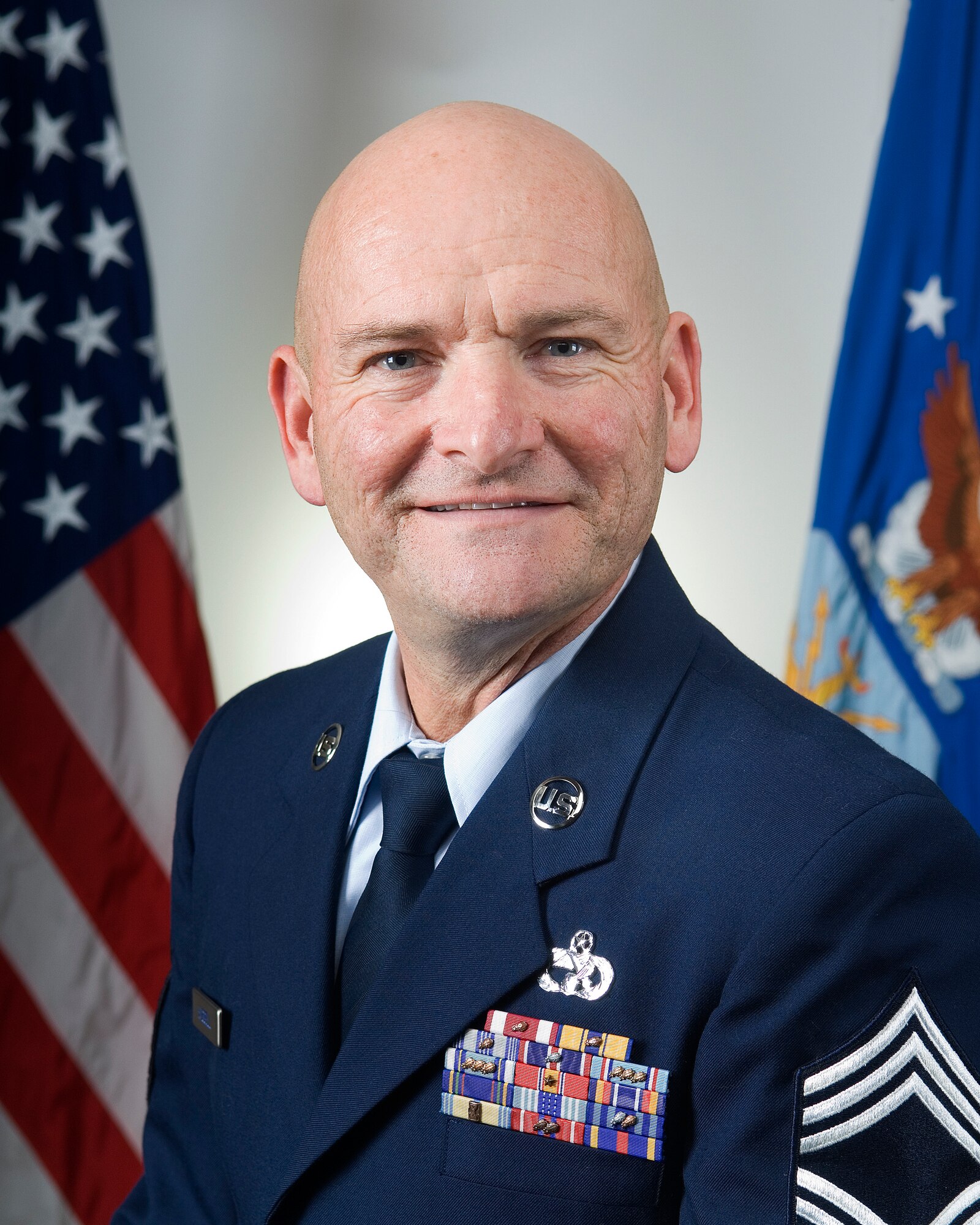 Chief Master Sgt. Carl Hubbell, 434th Logistics Readiness Squadron chief enlisted manager and superintendent, retired for the second time after 33 years of combined service.