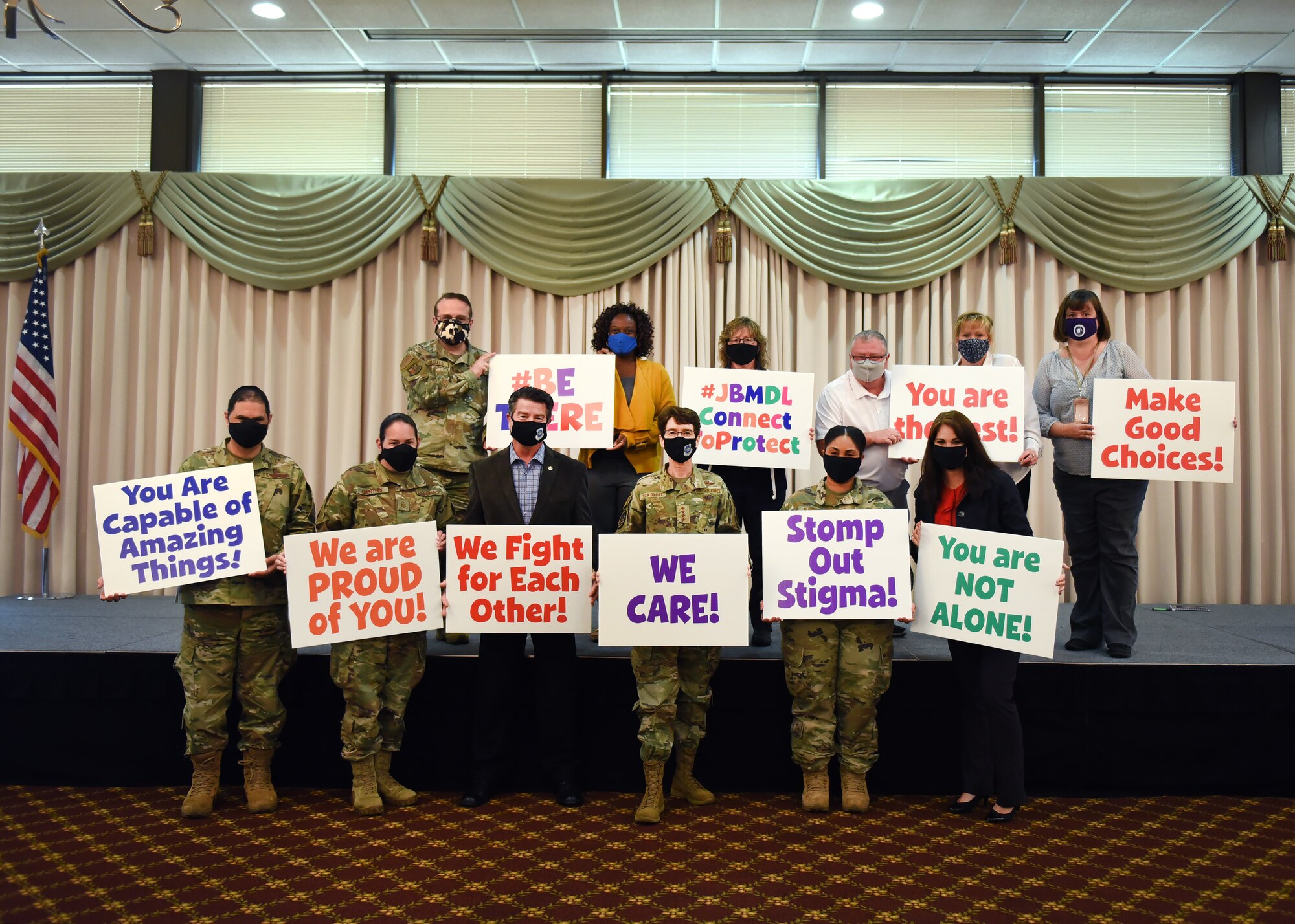 A group photo of JB MDL's Care Team.