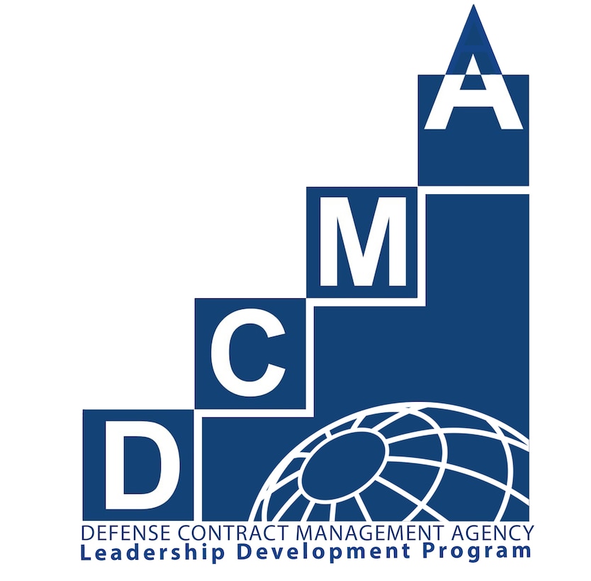 Logo with DCMA Leadership Development Program and the globe