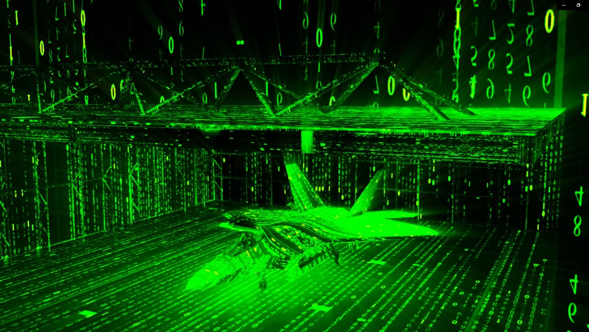 digital hangar illustration