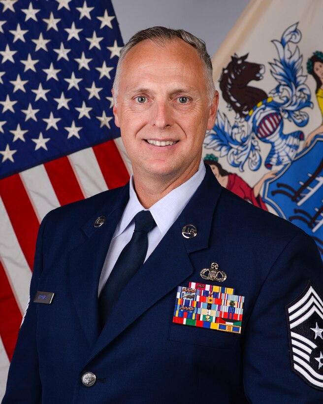 Official Photo of Chief Master Sgt. William C. Perkins.