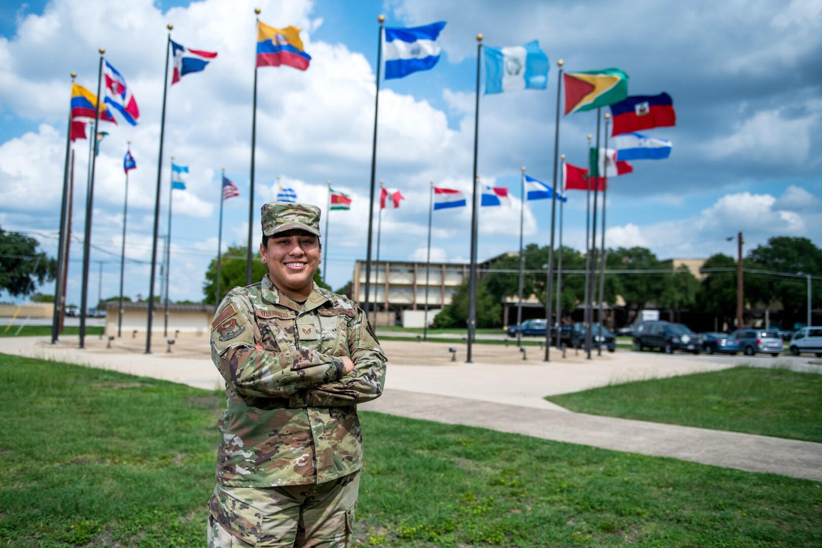 U.S. Air Force Staff Sgt. Soleine Izquierdo, Inter-American Air Forces Academy international student manager, was born in San German, a small town in Lima, Peru.