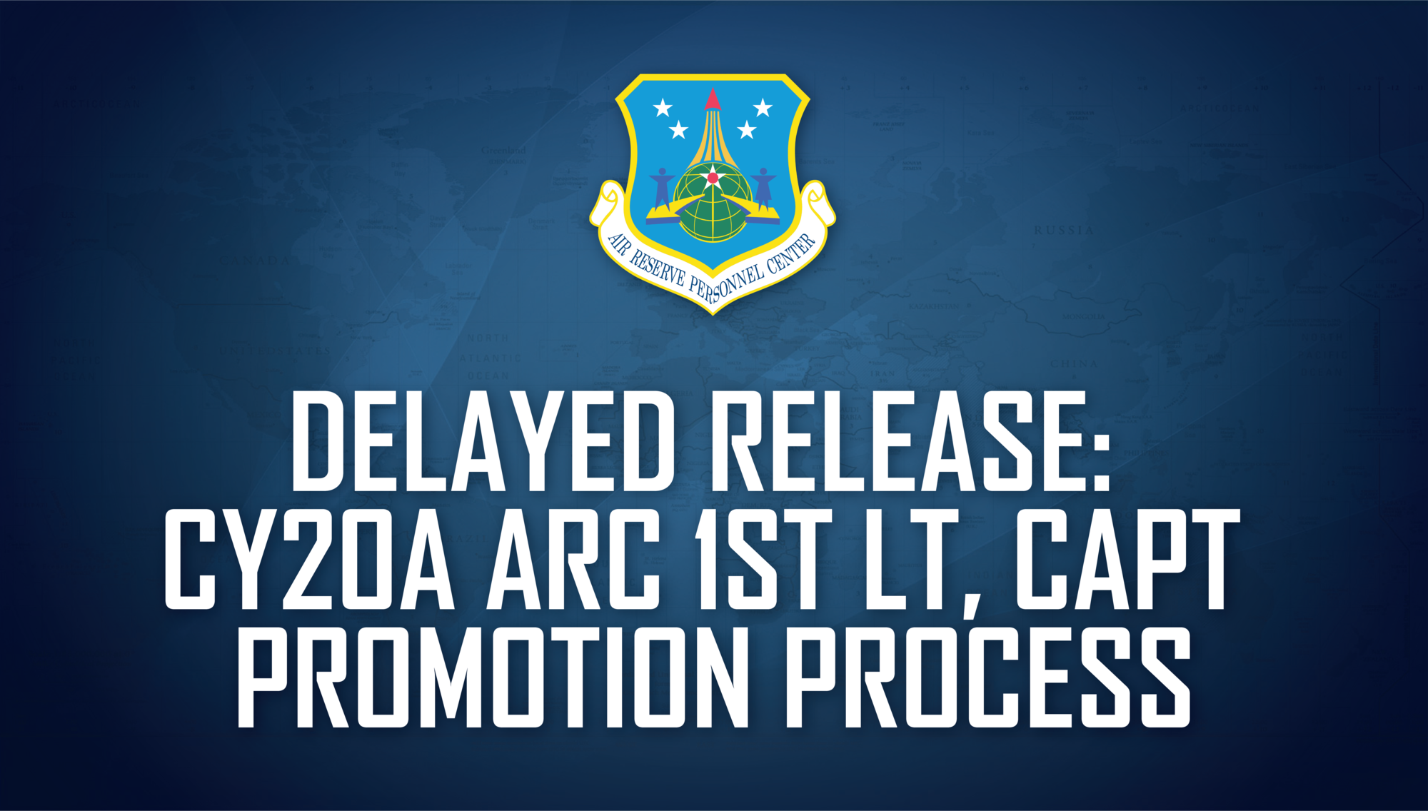 Due to unforeseen events, the CY20A ARC First Lieutenant and Captain’s Process has experienced delays and the Air Reserve Personnel Center Selection Board Secretariat is unable to provide an exact public release date at this time. The packages are still pending approval and as a result, this will unfortunately may delay some officer’s promotions.