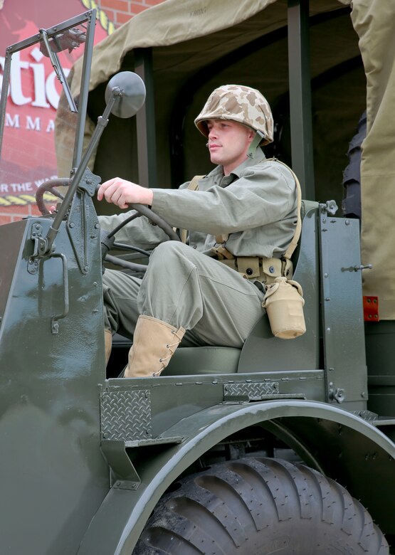 The most recent historic vehicle restoration project undertaken by Production Plant Albany was a World War II era truck that was brought back to its former glory largely with the help of visual aids and 3-D printing. (U.S. Marine Corps photo by Jennifer Parks)