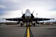 A U.S. Marine Corps F/A-18C Hornet assigned to the Marine Fighter Attack Squadron 232 sits on the flightline at Eielson Air Force Base, Alaska, Sept. 17, 2020.