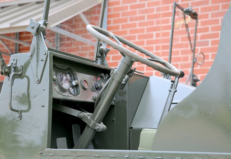 The most recent historic vehicle restoration project undertaken by Production Plant Albany was a World War II era truck that was brought back to its former glory largely with the help of visual aids and 3-D printing. (U.S. Marine Corps photo by Jennifer Parks)