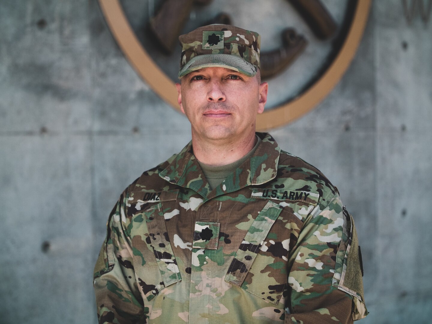 Lt. Col. Jason Diaz poses for a photo at Camp Dawson, West Virginia. Diaz is an armor officer with the 1st Squadron, 150th Cavalry Regiment and has been in the West Virginia National Guard since 2002. (U.S. Army National Guard photo by Sgt. Davis Rohrer)