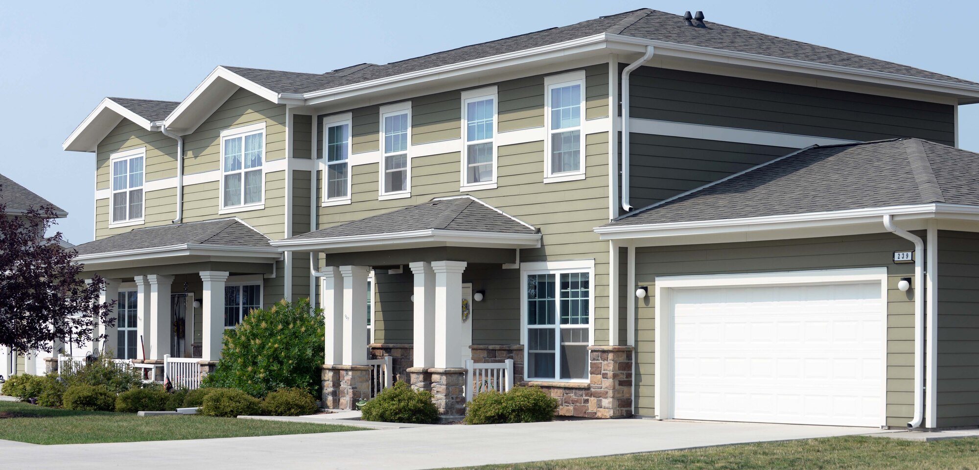 A home in the Black Hills Estates housing area is photographed