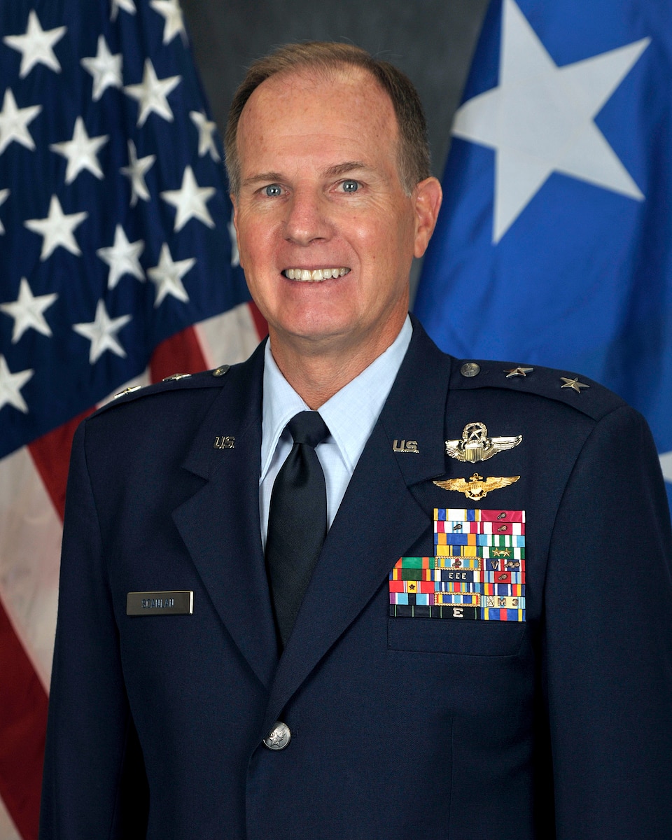 This is the official portrait of Maj. Gen. James P. Scanlan.