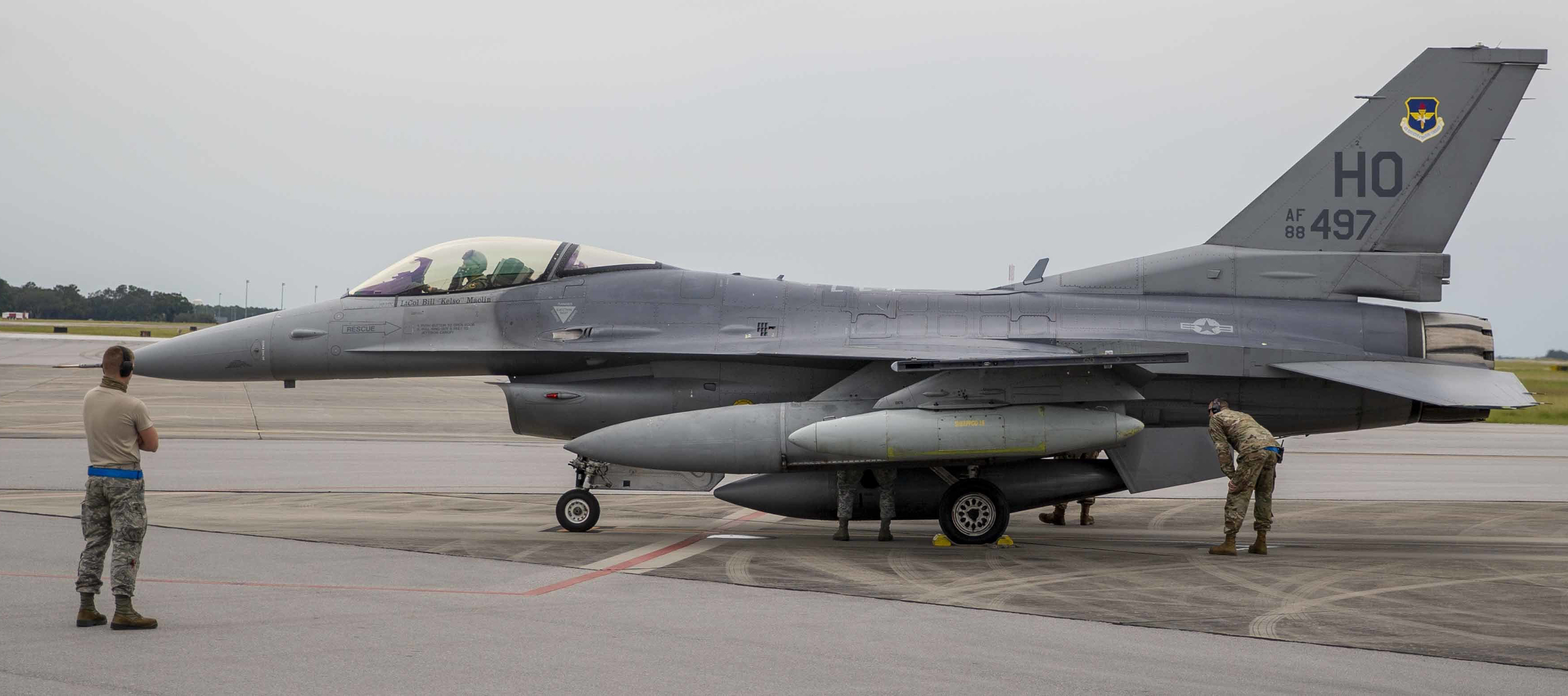 Eglin, Holloman exchange Fighting Falcons > Eglin Air Force Base