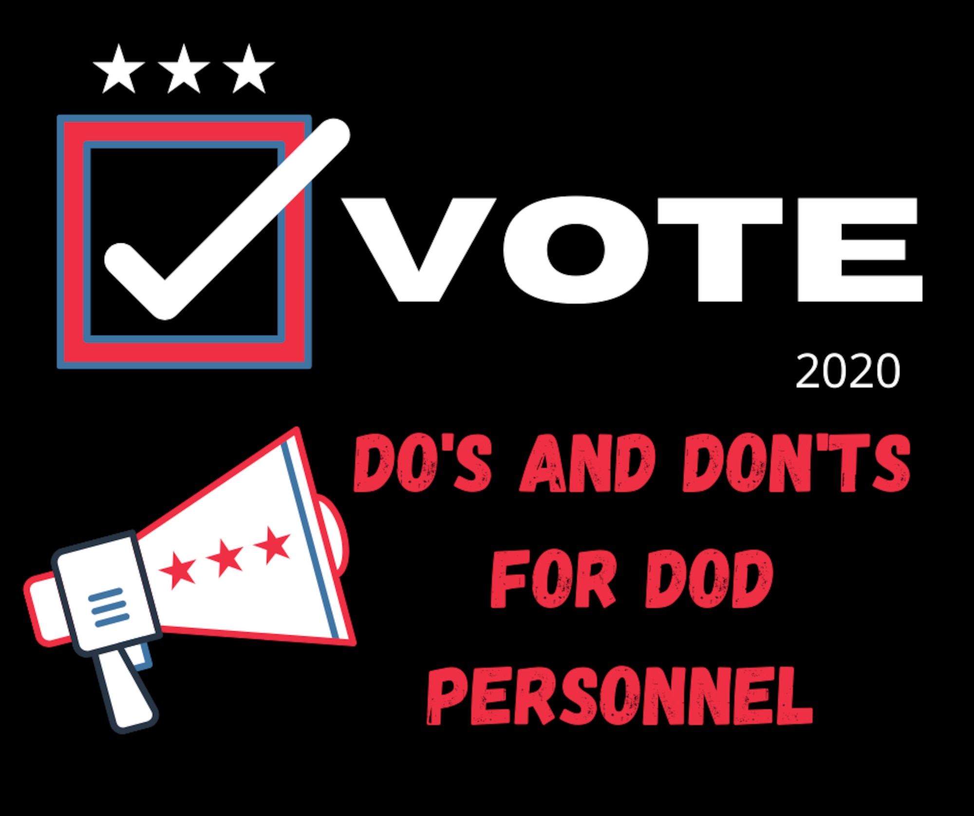 Vote 2020 graphic
