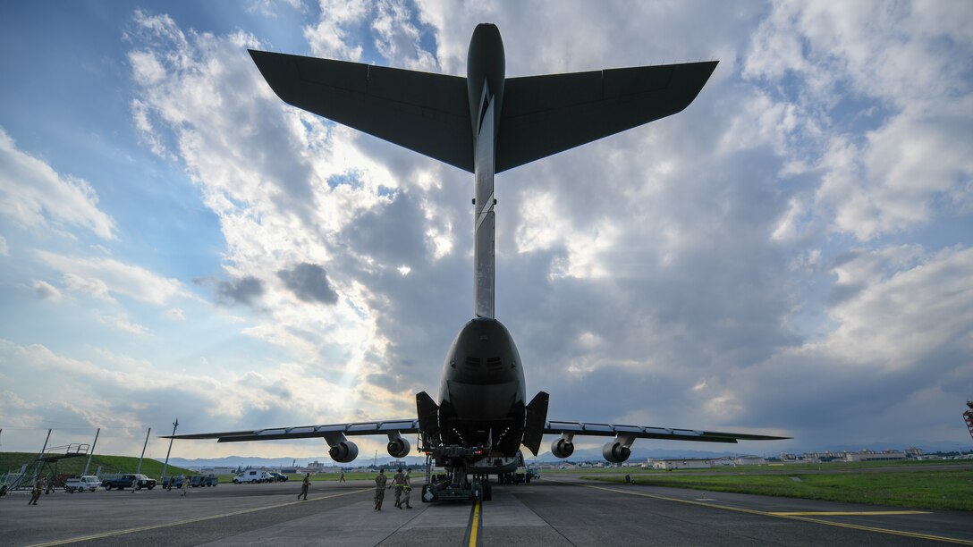 Tail of C5-Supergalaxy on flightline