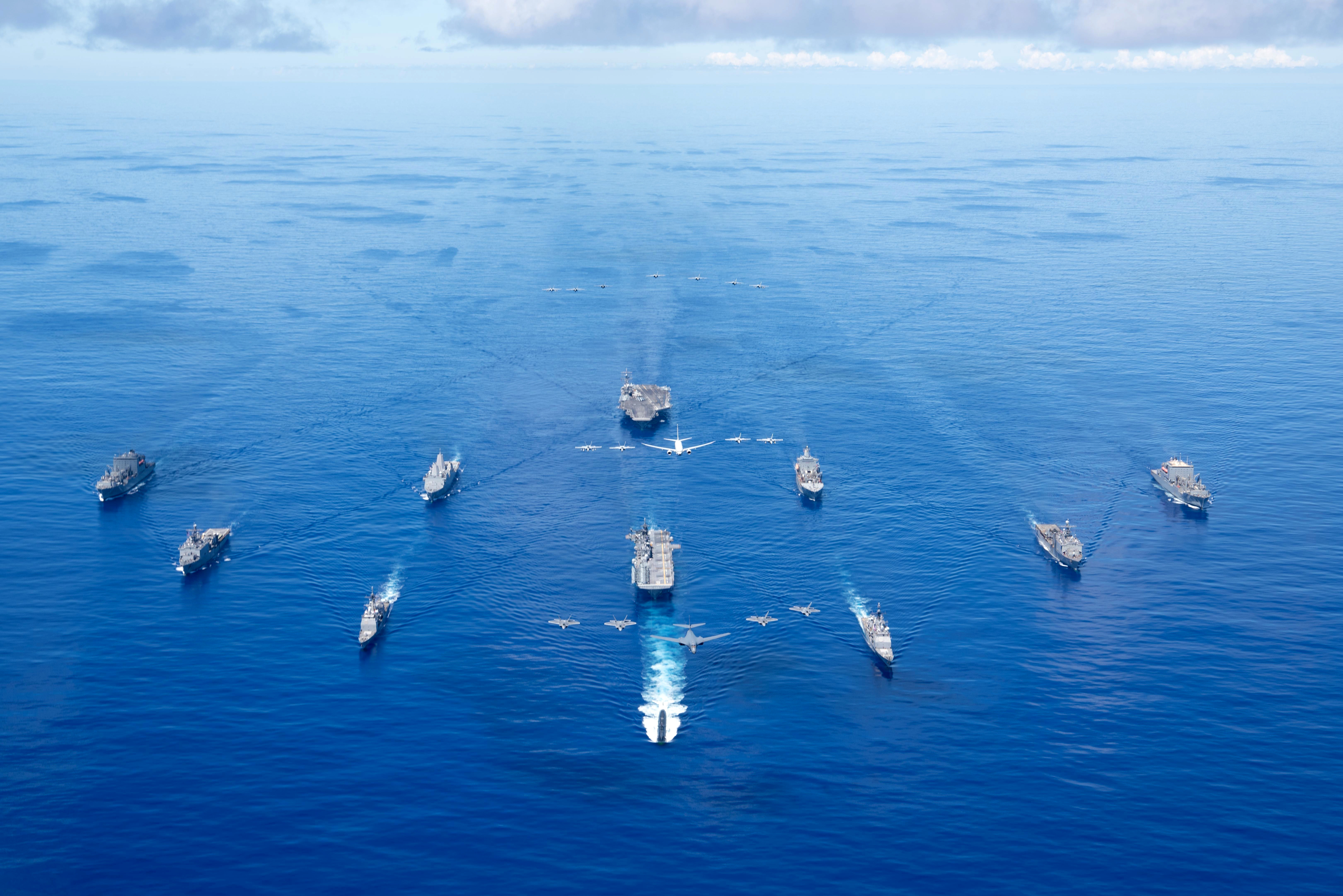 Fleet PHOTOEX during exercise Valiant Shield.