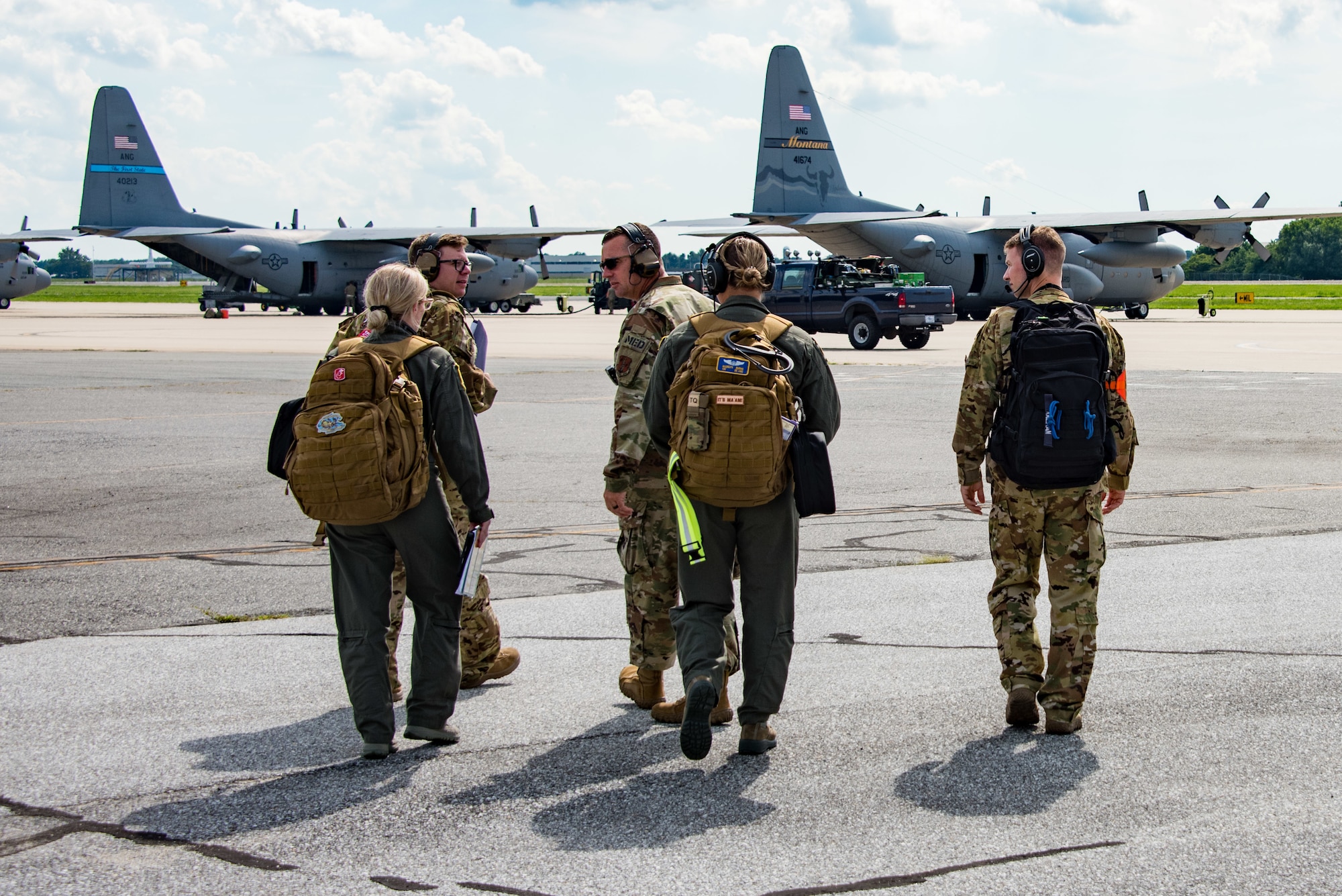 142nd Aeromedical Evacuation Squadron and Delaware National Guard aviation perform joint exercise