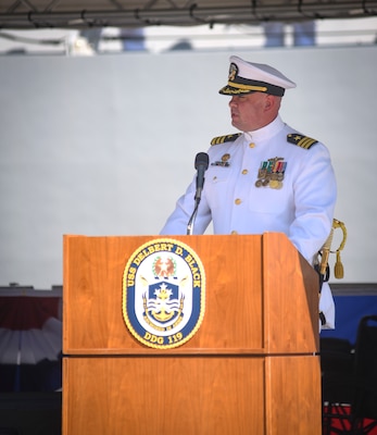 The commissioning ceremony of USS Delbert D. Black (DDG 119).