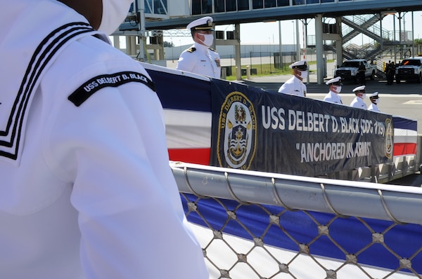The commissioning ceremony for the USS Delbert D. Black (DDG 119).