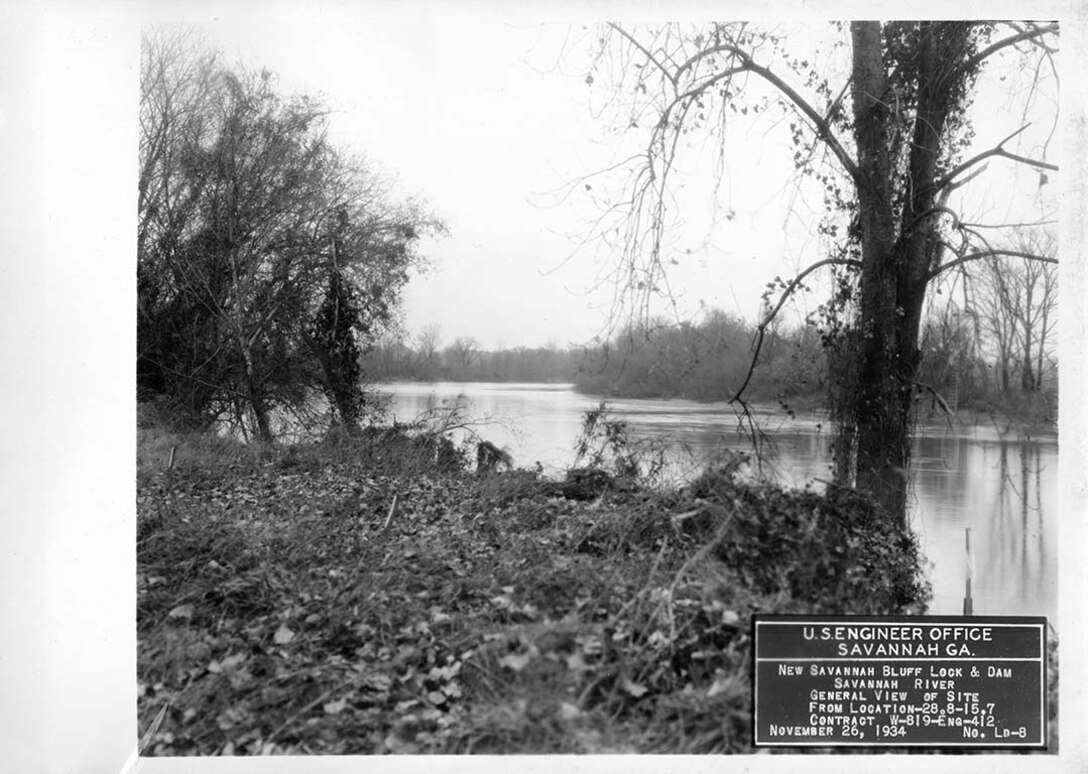 View of the site before improvements, 1934.