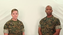 4th Marine Corps District CO and Sgt. Maj. Address (Thumbnail)