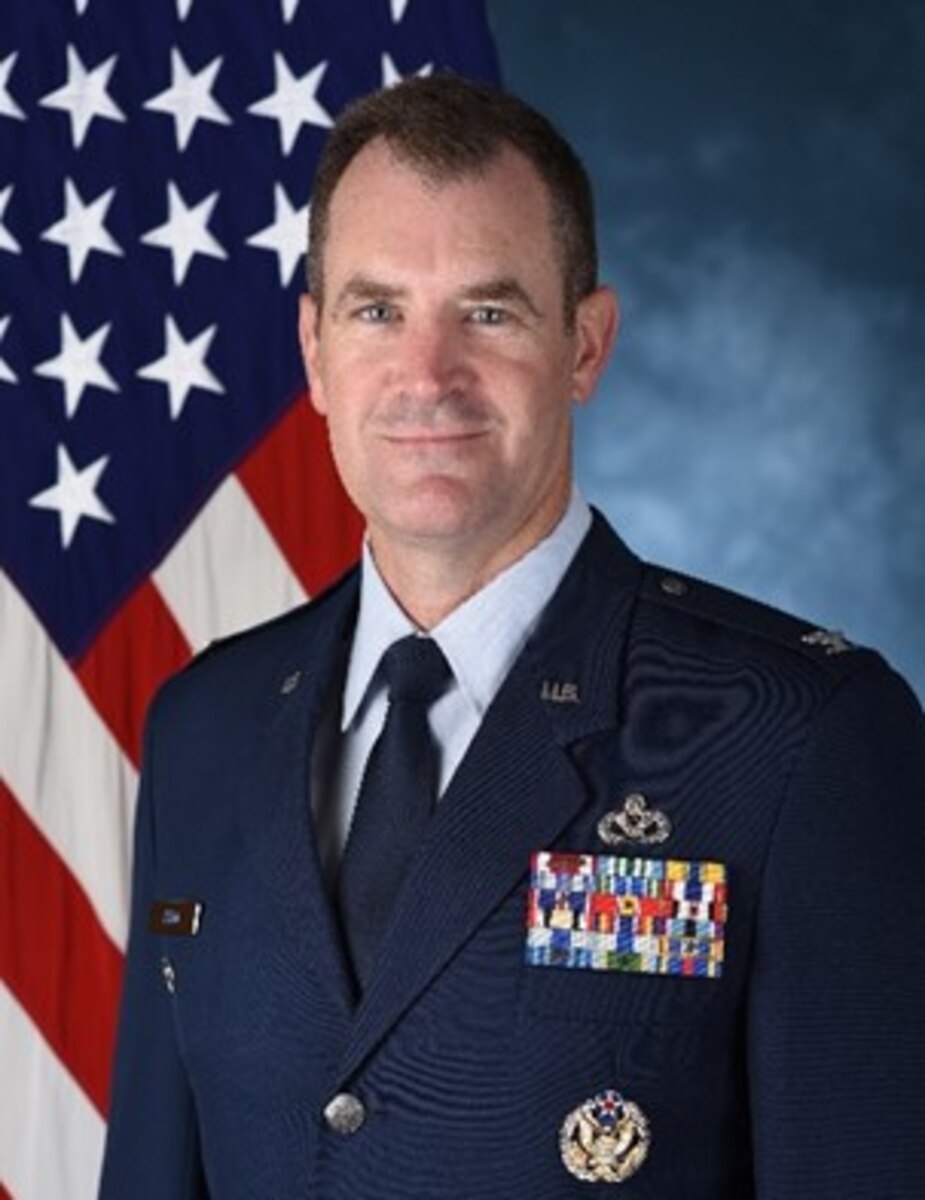 Official photo of Col. John E. Tryon, Detachment 1 commander, Air Force Civil Engineer Center. (U.S. Air Force photo)