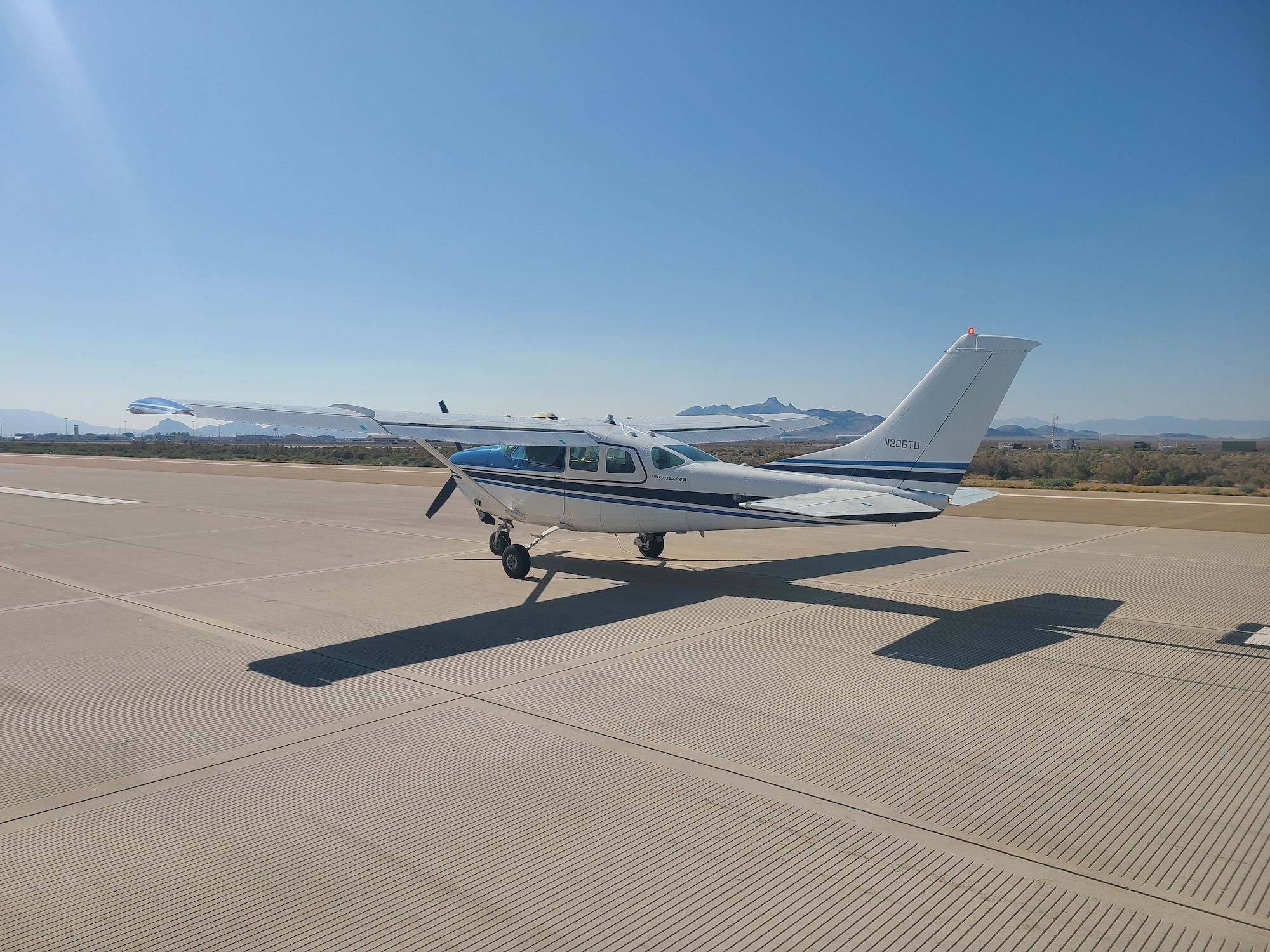 The ROBOpilot unmanned air platform completed a successful fourth flight test September 24 at Dugway Proving Ground, Utah, during which ROBOpilot flew for approximately 2.2 hours, completing all test objectives. (Courtesy photo)