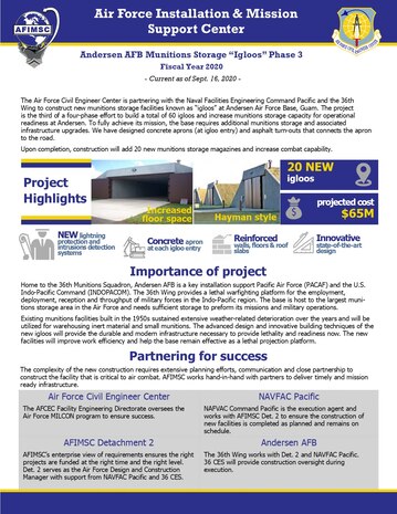 Andersen AFB, Guam, Igloo construction snapshot (U.S. Air Force)