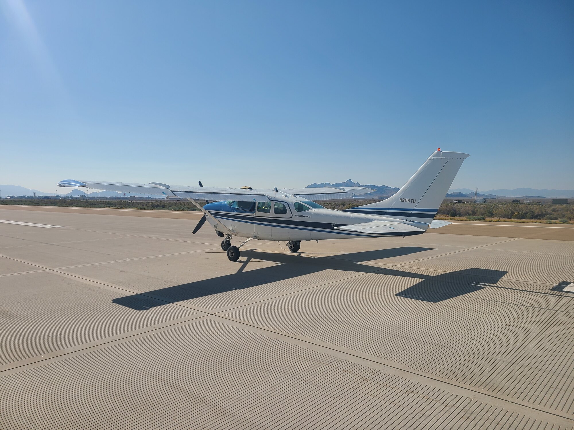 The ROBOpilot unmanned air platform completed a successful fourth flight test September 24 at Dugway Proving Ground, Utah, during which ROBOpilot flew for approximately 2.2 hours, completing all test objectives. (Courtesy photo)