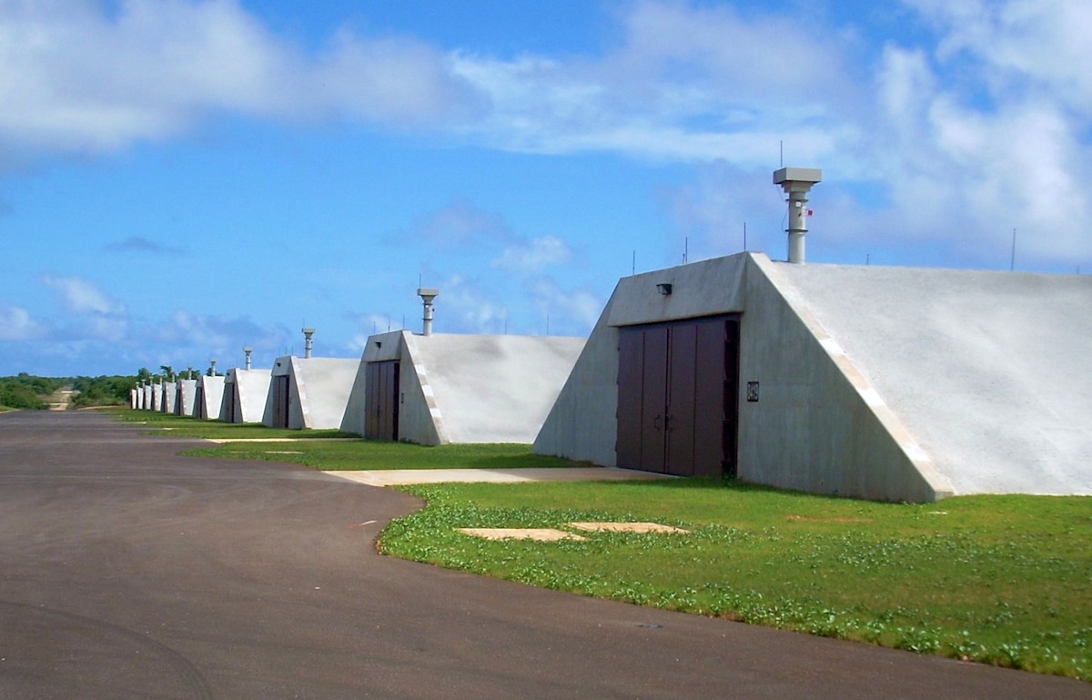 Hayman style igloos at Andersen AFB, Guam.