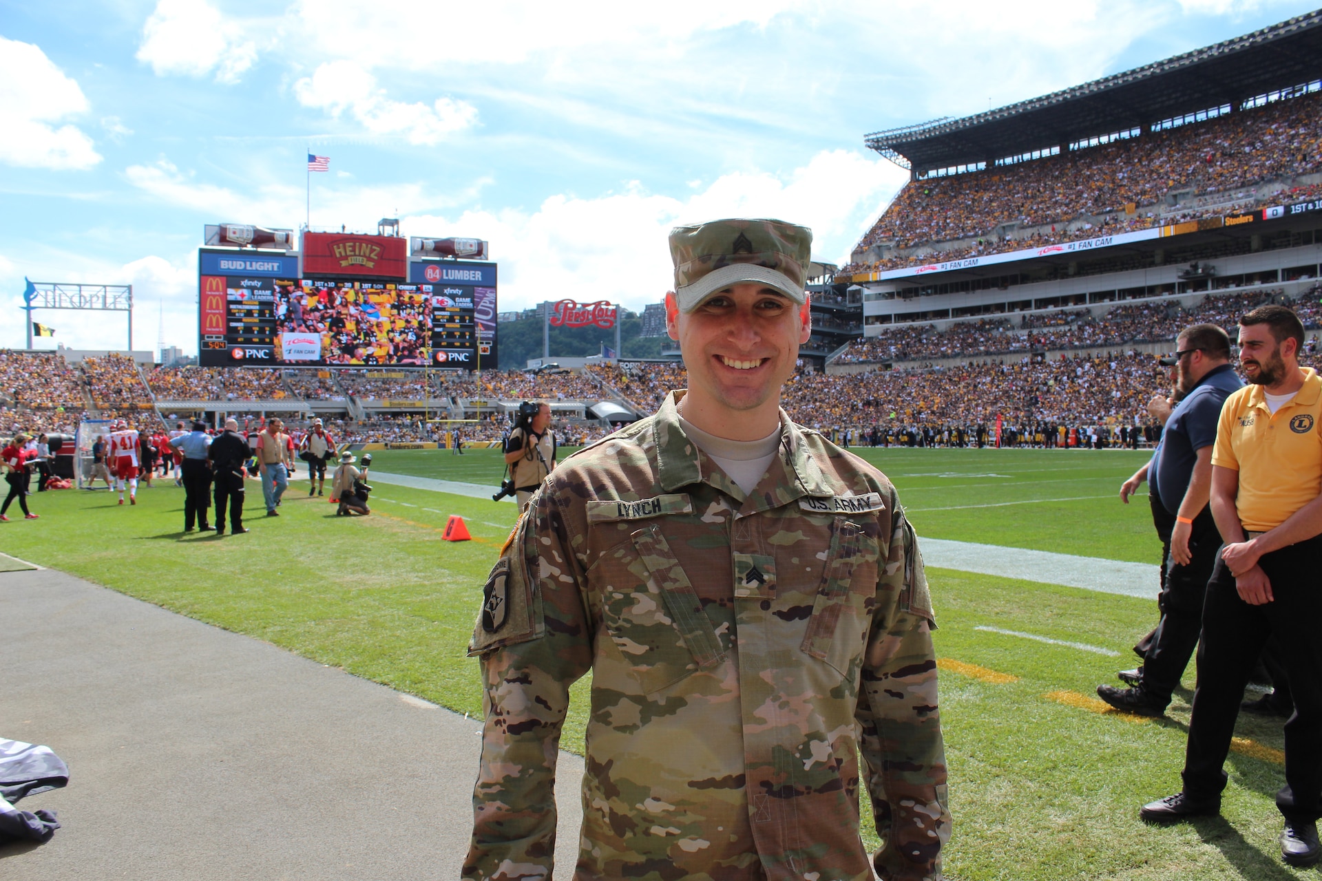 Lynch has served nearly 10 years in the Army Reserve and now advises other junior Soldiers to get busy learning about the advantages of being in the Army Reserve.