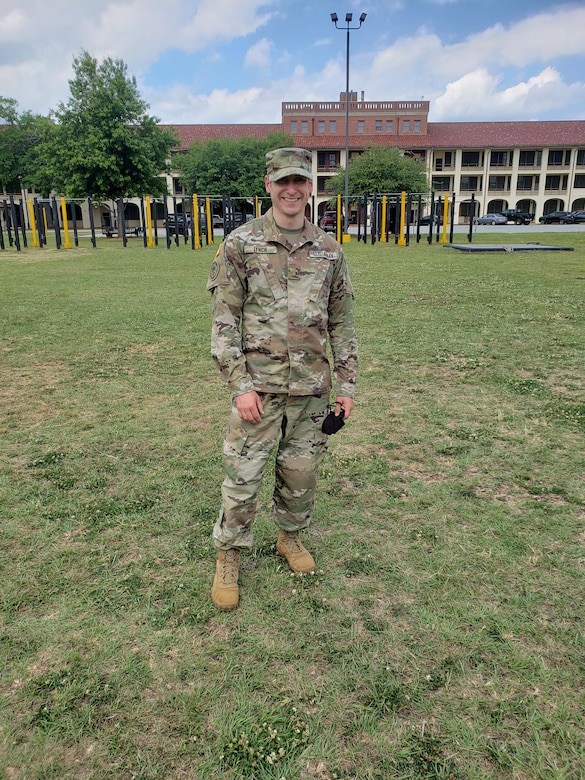 Lynch is serving in the 316th ESC as a mobilization HR officer after recently completing nearly three months of OCS training at Ft. Benning, Ga. this year.