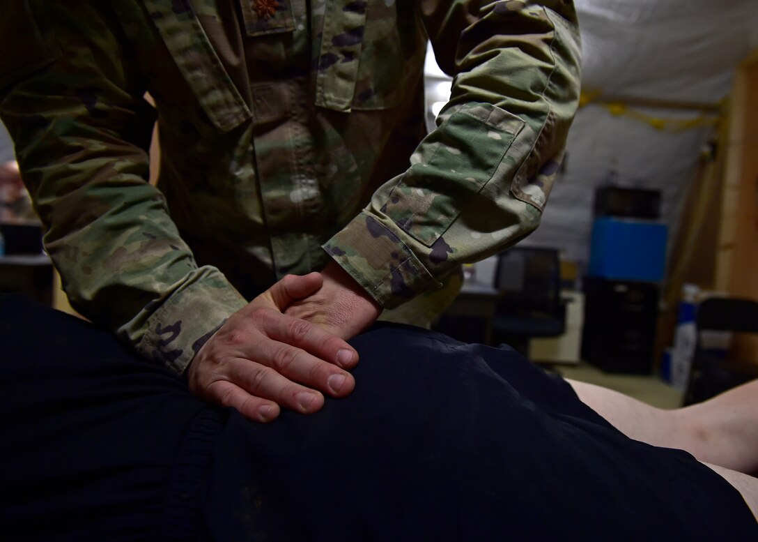 Physical therapy offers treatment at Prince Sultan Air Base